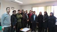 برگزاری مراسم بازنشستگی زهرا طاهریان از کارکنان امور مالی در بیمارستان کوثر