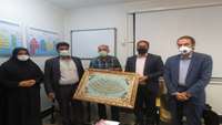 تجلیل از خانواده شهید مدافع سلامت شهید علی اکبر ناظری پور در بیمارستان کوثر سمنان