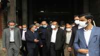 بازدید وزیر راه و شهرسازی از پروژه در حال ساخت مرکز سرطان بیمارستان کوثر