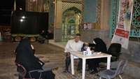 برپایی میز خدمت توسط بسیج جامعه پزشکی بیمارستان کوثر به مناسبت تاسوعا و عاشورای حسینی