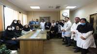 دیدار و تقدیر سرپرست و مدیر داخلی مرکز آموزشی پژوهشی و درمانی کوثر از پزشکان به مناسبت روز پزشک