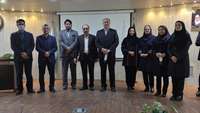 مراسم بازنشستگی و تجلیل از خدمات ارزنده علوی فر مدیر داخلی بیمارستان کوثر سمنان