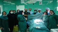 انجام اولین عمل جراحی تعبیه کاتتر دیالیز صفاقی در مرکز آموزشی پژوهشی درمانی کوثر سمنان