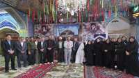 تجدید میثاق پرسنل مرکز آموزشی پژوهشی درمانی کوثر سمنان با شهدا در سالروز آزاد سازی خرمشهر