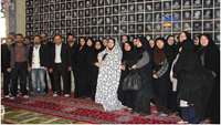 تجدید میثاق پرسنل مرکز آموزشی پژوهشی درمانی کوثر سمنان با شهدا