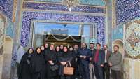 زیارت جمعی از بسیجیان و کارکنان مرکز آموزشی پژوهشی و درمانی کوثر از امامزاده علی اشرف ع