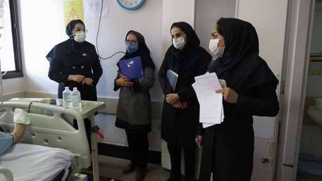  بازدید ارزیاب ایمنی بیمار دانشگاه از بخش های مختلف بیمارستان کوثر