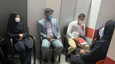 بازدید تیم مدیریتی ایمنی (واکراند ایمنی ) از بخش داخلی مردان مرکز آموزشی پژوهشی و درمانی کوثر