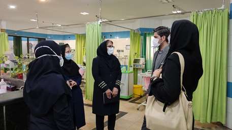  بازدید رئیس و کارشناسان اداره پرستاری دانشگاه از بخش های مختلف مرکز آموزشی پژوهشی و درمانی کوثر