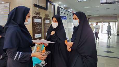  اقدامات واحد آموزش ارتقاء سلامت به مناسبت روز جهانی ام اس در بیمارستان کوثر سمنان