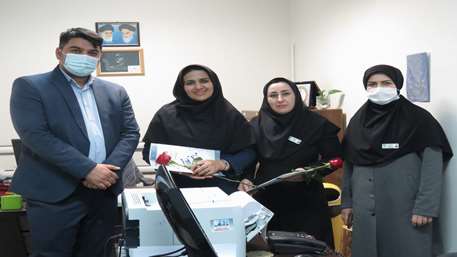  گرامیداشت روز مددکاری در بیمارستان کوثر سمنان