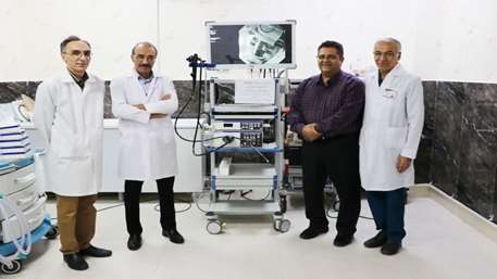  اهداء دستگاه دئودنوسکوپ (ERCP) 3میلیاردی به بیمارستان کوثر سمنان
