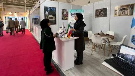  برپایی غرفه دانشگاه علوم پزشکی استان سمنان در هفدهمین نمایشگاه بین المللی گردشگری تهران