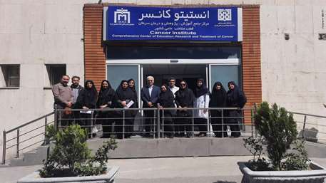  بازدید تیم مدیریتی بیمارستان کوثر از انستیتو کانسر مجتمع بیمارستانی امام خمینی ره تهران