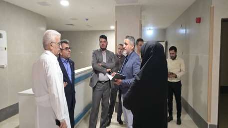  بازدید دکتر علی رشیدی‌ پور سرپرست دانشگاه از مرکز جامع پیشگیری، تشخیص و درمان سرطان استان سمنان