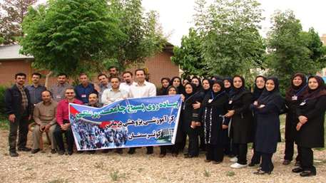  پیاده روی پرسنل بیمارستان کوثر سمنان به مناسبت اعیاد شعبانیه