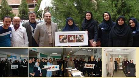  تقدیر و تشکر از کادر پرستاری مرکز آموزشی پژوهشی درمانی کوثر سمنان در روز پرستار