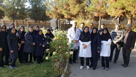  پیاده روی کارکنان مرکز آموزشی پژوهشی درمانی کوثر سمنان به مناسبت هفته پیشگیری از دیابت